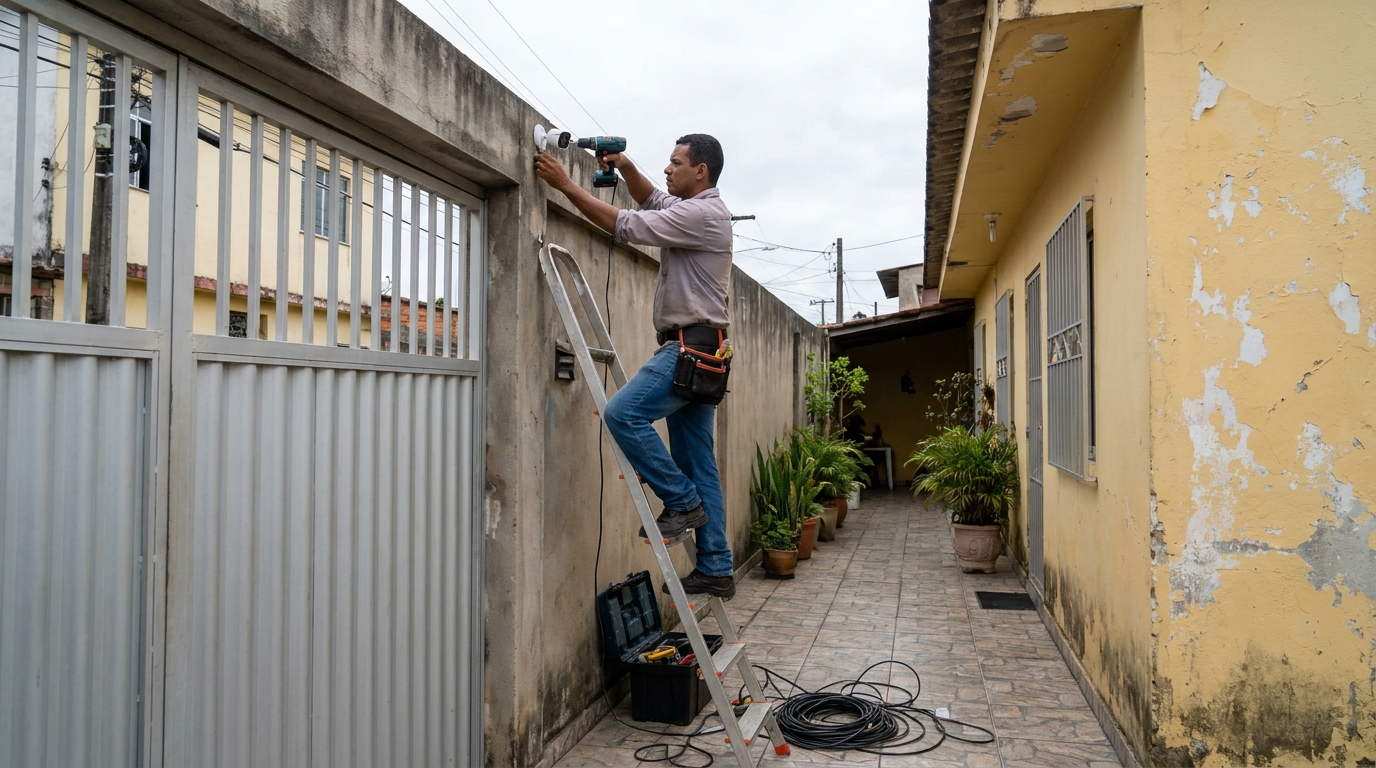 Instalacao de cameras de seguranca profissional em Juiz de Fora‑MG