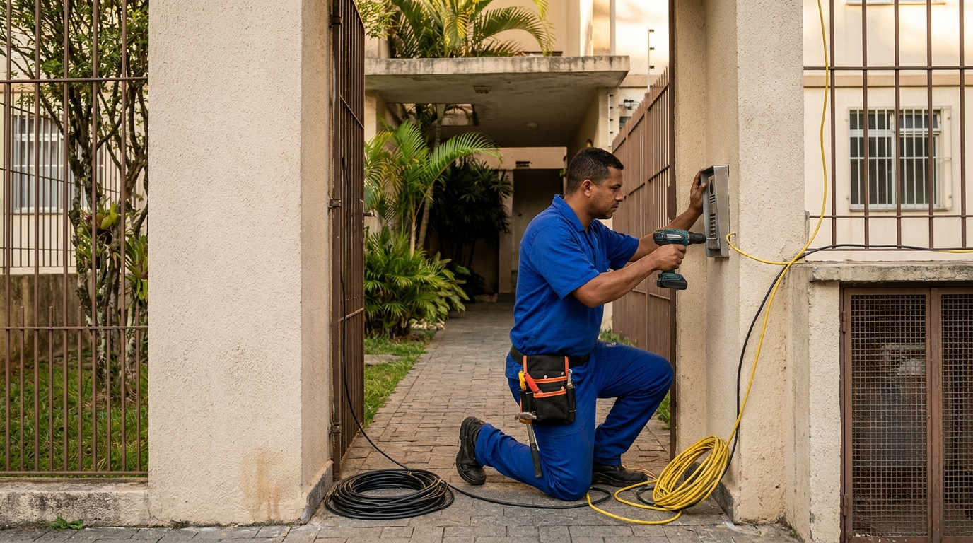 Instalacao de interfone profissional em Juiz de Fora‑MG