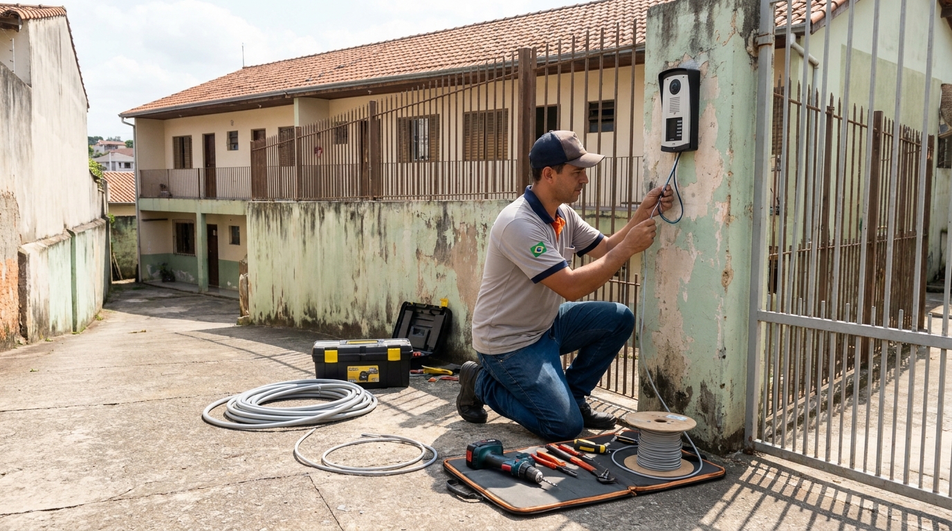 Instalacao de interfone residencial em Juiz de Fora‑MG